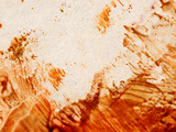 Colorful Paint on Pale Canvas