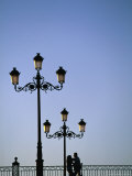 Couple Beneath Lamp Post on 