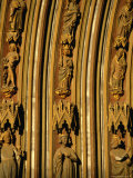 Stonemasonry of Freiburg Cathedral, Baden-Wurttemberg, Germany