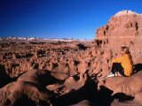 Buy Hiker at Viewpoint Overlooking Goblin Valley State Park, Utah, USA at AllPosters.com