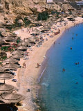Beach at Ras Um Sid, a Popular Spot for Package Tourists, Sharm El-Sheikh, Egypt