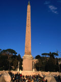 Egyptian Obelisk on Piazza Del Poppolo, Rome, Italy