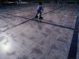 Roller Blader in Tuanjiehu Park Bejing, China