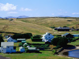 Houses Next to Lake, Port Howard, Falkland Islands