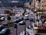 Traffic on Quai Henri IV, Dieppe, France