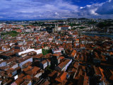 Aerial View of Porto and Gaia from Torre De Clerigos, Porto, Portugal