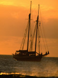 Tall-Ship Moored off Shore, Hanga Roa, Easter Island, Valparaiso, Chile