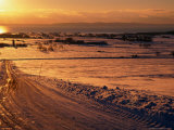 Sunset at Bjare, Bay of Skalderviken and Distant Kullaberg, Sweden