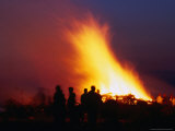 Bonfire for Walpurgis, Vejbystrand, Sweden