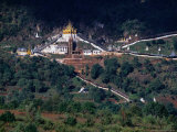 Walkways Lead to Pindaya Caves, Pindaya, Shan State, Myanmar (Burma)