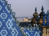Buy Zsolnay Tiles on the Roof of the Geological Institute of Budapest, Budapest, Hungary at AllPosters.com