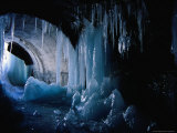 Buy Icicles Inside Tunnel Between Two Small Alpine Villages, Tignes, France at AllPosters.com