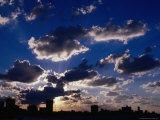 Buy City Skyline Beneath Dark Clouds, Havana, Cuba at AllPosters.com