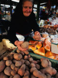 Buy Vendor at Lehel Ter Market Stall, Budapest, Hungary at AllPosters.com