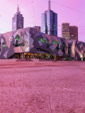 Federation Square at Dusk, Melbourne, Australia