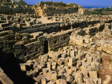 Piles of Stone Blocks at Temple D of Acropolis, Selinunte, Italy