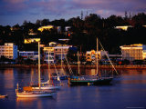 Boats in Harbour and Town Buildings, Port Vila, Vanuatu