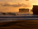 Buy Rugged Coastline and Waves on Beach, Port Campbell National Park, Australia at AllPosters.com