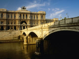Bridge Over Tiber River, Rome, Italy