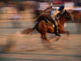 Buy Man Riding Horse at Annual Pushkar Mela, Pushkar, India at AllPosters.com