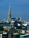 Buy Garonne River and Cathedral, Bordeaux, France at AllPosters.com