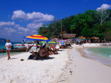 Buy Tourists on Beach, Kao Si, Thailand at AllPosters.com