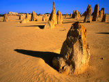 Rock Pinnacles in Desert Nambung National Park, Western Australia, Australia