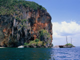 Buy Boats by Phranaang Caves (Princess Caves), Phra Nang Caves, Thailand at AllPosters.com