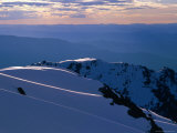 Ridges from Mt. Carruthers in Winter, Kosciuszko National Park, New South Wales, Australia