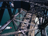 Detail of Sydney Harbour Bridge, New South Wales, Australia