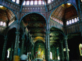 Buy Wood-Panelled Ceilings and Stone Columns Inside Basilica Cartago, Cartago, Cartago, Costa Rica at AllPosters.com