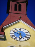 Clock Face on Church, Austria