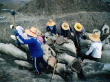 Women Working on Dinosaur Site with Bones Dating Back 140 Million Years, Kanchanaburi, Thailand - Party Travel