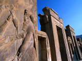 Carved Bas-Relief and Ancient Doorways Persepolis (Takht-E Jamshid), Fars, Iran