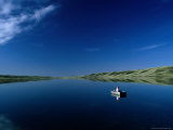 Boat on Lake Mcgregor, Canada
