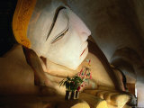Buy Temple Statue at Manuha Paya, Myinkaba, Mandalay, Myanmar (Burma) at AllPosters.com
