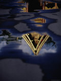 Buy Reflection of Golden Facade of Wat Phra Singh, Chiang Mai, Thailand at AllPosters.com