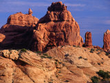 Rock Formations in Garden of Eden, Arches National Park, Utah, USA