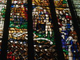 Stained Glass Window in Great Hall (1883) at Arts Centre, Christchurch, Canterbury, New Zealand