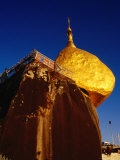 Buy Kyaiktiyo Pagoda, a 2,500 Year Old Temple Covered in Gold Leaf, Known as Golden Rock - Myanmar at AllPosters.com