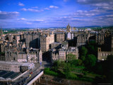 Old Town and Crown Spire of St. Giles Cathedral, from Scott Monument, Edinburgh, United Kingdom