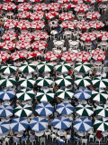 Cafe Umbrellas in Old Town Square, Prague, Czech Republic