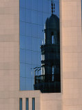 New Mosque Reflected in Batelco Building, Manama, Bahrain