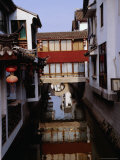 Buildings on the Canal, Suzhou, Jiangsu, China