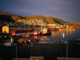 Buy The Evening Sun Lights Up Qaqortoq Harbour, South Greenland, Greenland at AllPosters.com
