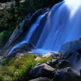 Waterfall, Sierra Nevada Mountains, Ansel Adams Wilderness Area, USA