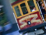 Buy Passengers on a Trolley Car, San Francisco, California, USA at AllPosters.com