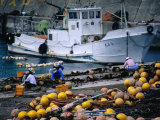 Buy Japanese Fishermen Working at Port, Nakiri, Japan at AllPosters.com