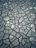 Cracked Mud, Mont St. Michel, France