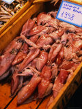 Calamari at Central Market, Athens, Attica, Greece